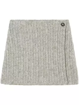 Alanui трикотажная юбка The Astral, серый