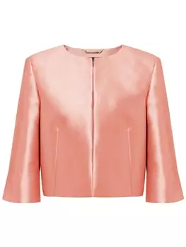 Alberta Ferretti атласная куртка, розовый