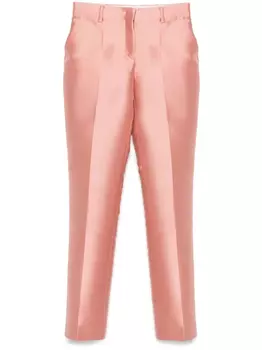 Alberta Ferretti атласные брюки, розовый