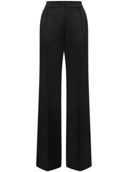 Alberta Ferretti брюки палаццо с потайной застежкой, черный