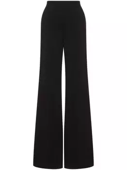 Alberta Ferretti брюки палаццо с завышенной талией, черный