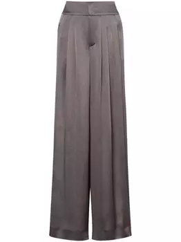 Alberta Ferretti брюки палаццо, серый
