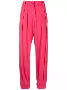 Alberta Ferretti брюки с завышенной талией, розовый