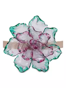 Alberta Ferretti декорированный чокер, зеленый