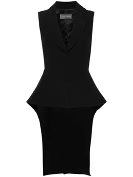 Alberta Ferretti декорированный жилет, черный
