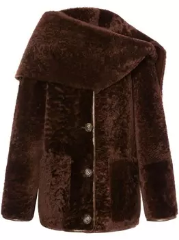 Alberta Ferretti длинное пальто, коричневый