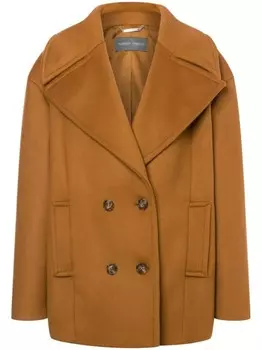 Alberta Ferretti двубортное пальто, коричневый