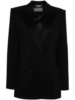 Alberta Ferretti двубортный блейзер, черный