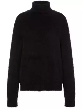 Alberta Ferretti джемпер с высоким воротником, черный