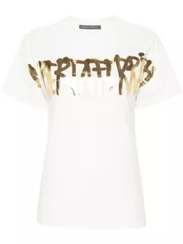 Alberta Ferretti футболка с логотипом, белый