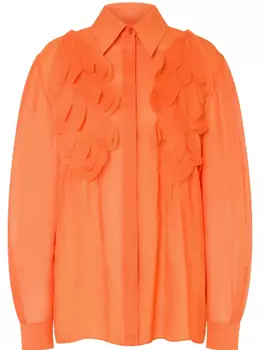 Alberta Ferretti хлопковая блузка, оранжевый
