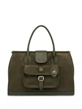 Alberta Ferretti клатч на молнии, зеленый