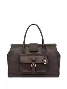 Alberta Ferretti клатч с ремешком, коричневый