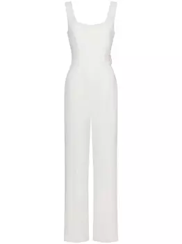 Alberta Ferretti комбинезон с пряжками, белый