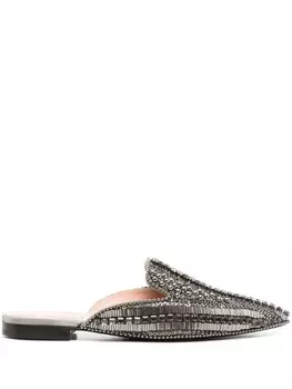 Alberta Ferretti мюли Mia, серебристый