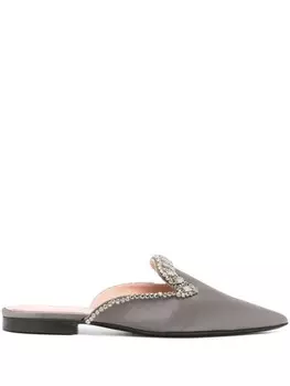 Alberta Ferretti мюли Mia, серый