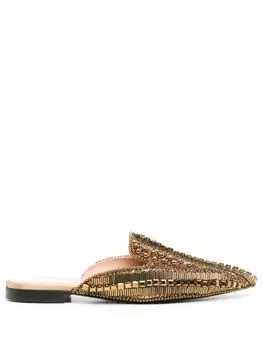 Alberta Ferretti мюли Mia, золотистый