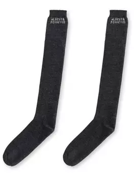 Alberta Ferretti носки с логотипом, серый