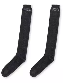 Alberta Ferretti носки с логотипом, серый