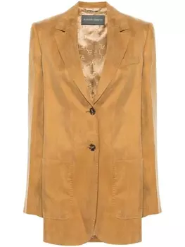 Alberta Ferretti однобортный пиджак, коричневый