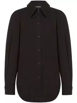 Alberta Ferretti рубашка с длинными рукавами, черный