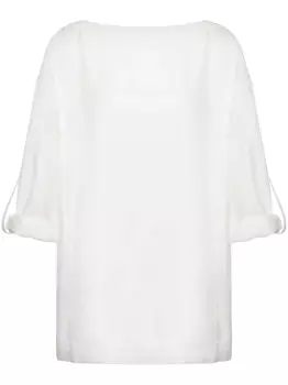 Alberta Ferretti шелковая блузка, белый