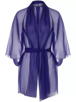 Alberta Ferretti шелковый пиджак, синий