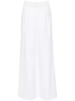 Alberta Ferretti широкие брюки палаццо, белый