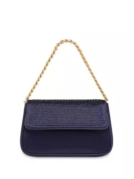 Alberta Ferretti сумка на плечо со стразами, синий