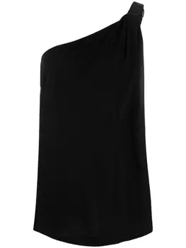 Alberta Ferretti топ на одно плечо, черный