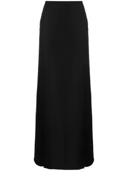 Alberta Ferretti юбка А-силуэта из вирджинской шерсти, черный