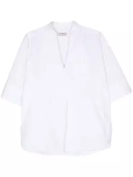 Alberto Biani хлопковая рубашка, белый