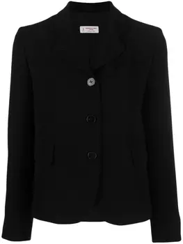 Alberto Biani однобортный блейзер, черный