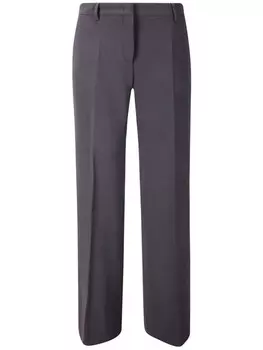 Alberto Biani прямые брюки в стиле хиппи, серый