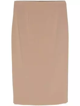 Alberto Biani юбка с вытачками, нейтральный цвет