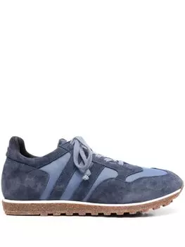 Alberto Fasciani кроссовки с полосками, синий