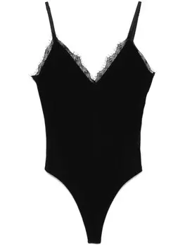Alchemy боди с кружевом из коллаборации с Lia Aram, черный