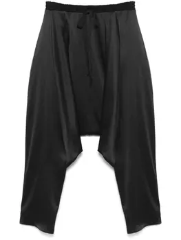 Alchemy брюки с низким шаговым швом, черный