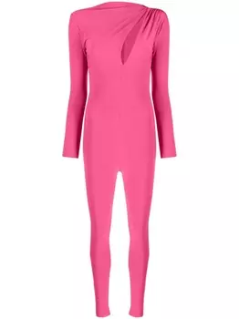Alchemy комбинезон с длинными рукавами и высоким воротником, розовый