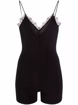 Alchemy ромпер с кружевом из коллаборации с Lia Aram, черный