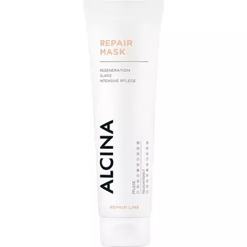 ALCINA Repair Mask 150 мл - Восстанавливающая для сухих и поврежденных волос - Улучшение расчесываемости - Блестящие волосы