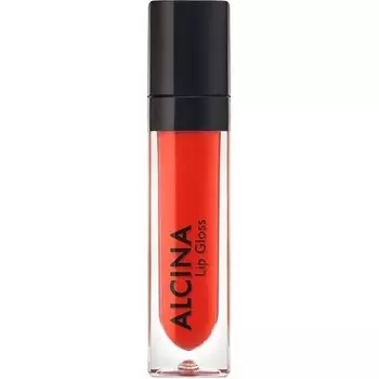 ALCINA Shiny Red Lip Gloss – интенсивный цветной блеск и визуально более полные губы – уход за губами с гиалуроновой кислотой и питательными маслами из драконьего фрукта и семян зеленого чая
