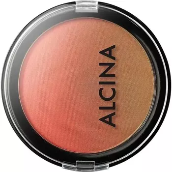 ALCINA Sundowner Powder Blush — румяна и румяна 2-в-1 для женственных яблочных щек и четких скул