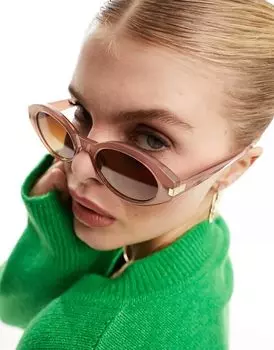 ALDO – Белые солнцезащитные очки «кошачий глаз»