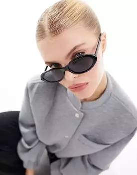ALDO – Овальные солнцезащитные очки черного цвета