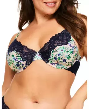 Aleena Женский бюстгальтер пуш-ап без косточек для полных размеров Adore Me, белый