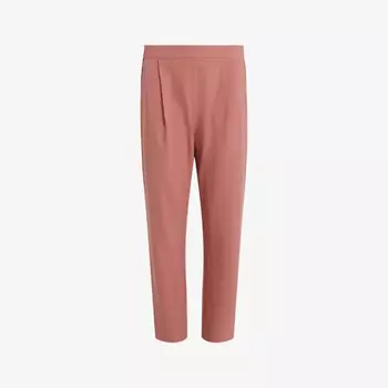 Aleida зауженные брюки средней посадки из эластичной ткани Allsaints, розовый