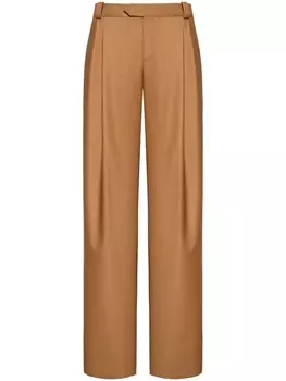 Aleksandre Akhalkatsishvili брюки широкого кроя, коричневый