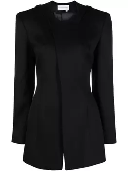 Aleksandre Akhalkatsishvili шерстяной блейзер с запахом, черный