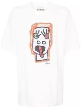 ALEMAIS футболка оверсайз, белый